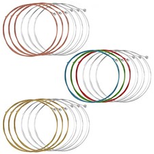 3 Sets Guitar Strings Acoustic 6 String Set Classical Multi-colored