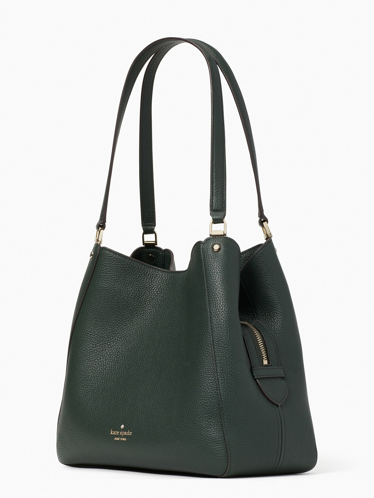 Kate Spade New York Leila Evergreen Medium Triple Compartment Shoulder  WKR00344 767883263068 | eBay