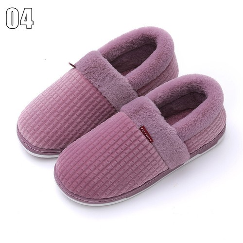 Faux Fur Thick-soled Winter Memory Foam Slippers Full Collar Boots Comfort Warm - Picture 8 of 28