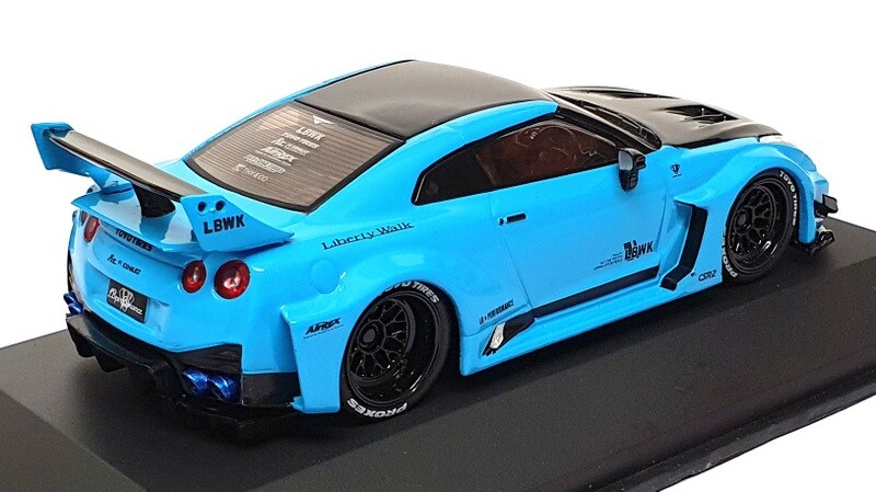 Makeup1/43 LBWK GTR Type2 WhiteBlue 4/50