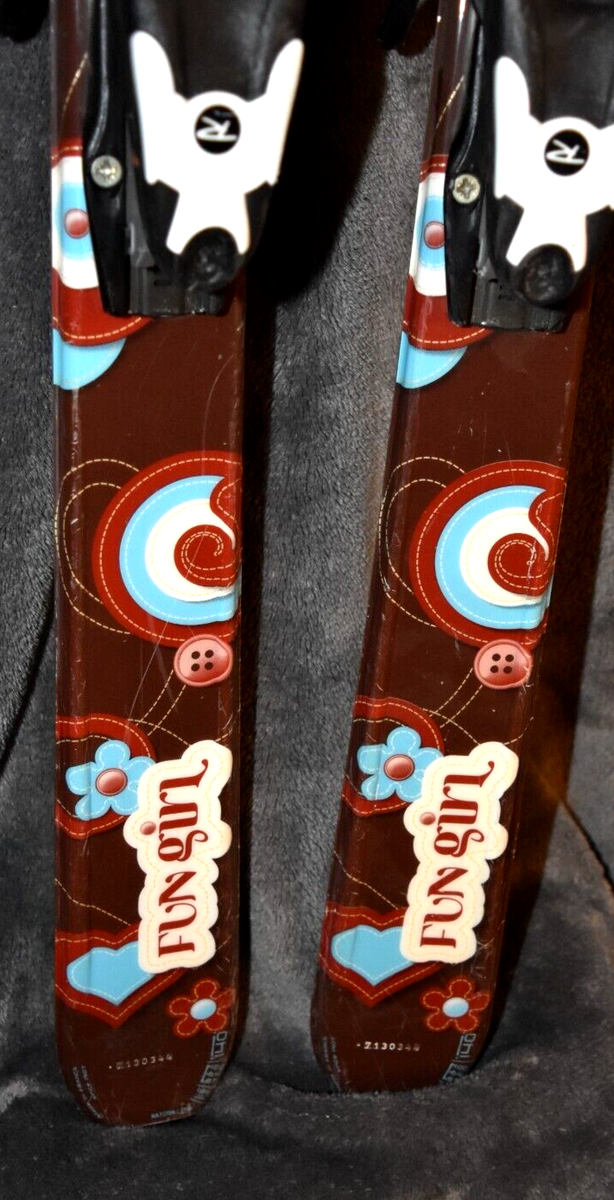 Rossignol Fun Girl Skis with Rossignol Comp J Bindings - 140 Rossignol Fun Girl Skis with Rossignol Comp J Bindings - 140