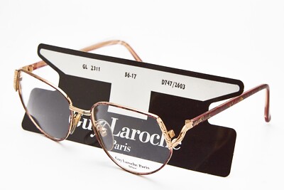 GUY LAROCHE GL2331 Rotgold Schmetterling Brillengestell Vintage 80er Damen