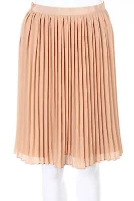 J.CREW Pleated Mini-Skirt US 8 = D 38 nude - Bild 1 von 4
