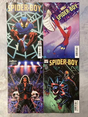 SPIDER-BOY #4 SET OF 4 1:25 TAN BALDARI COCCOLO RAMOS VARIANT MARVEL COMIC BA
