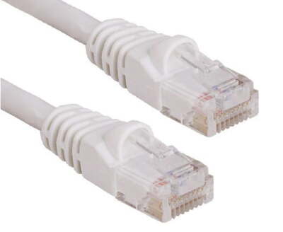 RiteAV Cat6 Network Ethernet Cable White 25ft (Certified Fluke Tested)