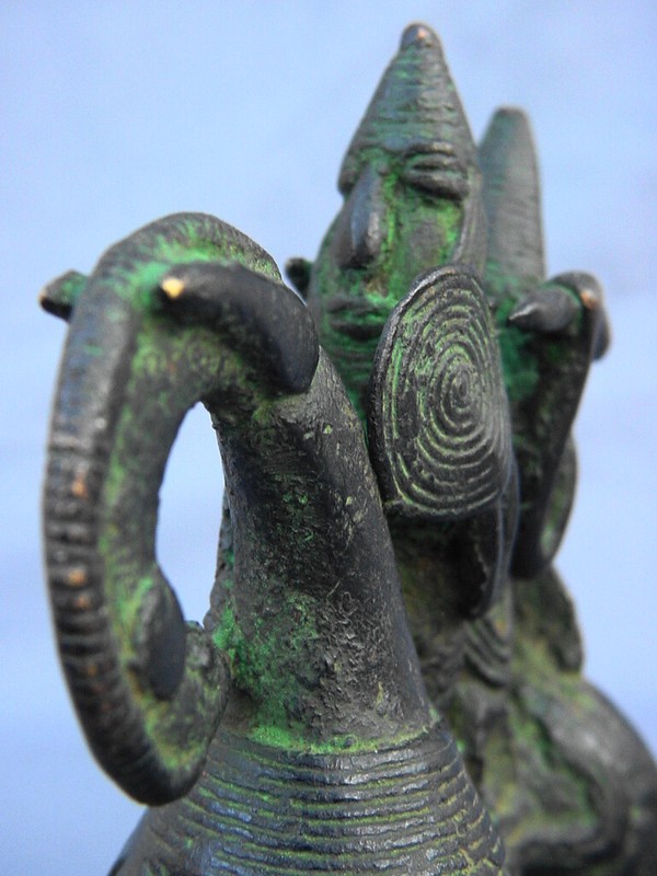 Kotoko Bronze Equestrian Figure (PUTCHU GUINADJI) Chad and Cameroon
