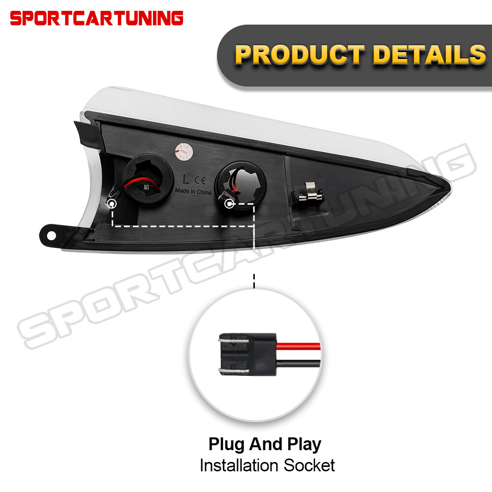 LED Mirror Turn Signal Puddle Lights For 03-06 Ford Expedition