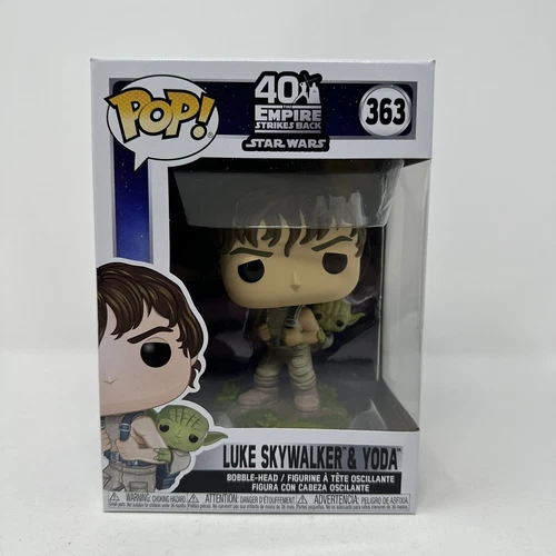 U28338 Funko pop STAR WARS 40 Empire Strikes Back  LUKE SKYWALKER  YODA  G1N
