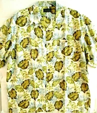 Scandia Woods-Mens Hawaiian Shirt-Extra Large/2XL, 100% Rayon-Button Down Casual