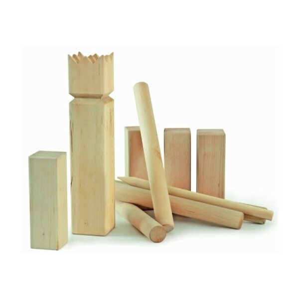 Carromco Gioco Scacchi Vichinghi Basic 07711 In Legno Di Betulla - Outdoor Per 2-12 Giocatori
