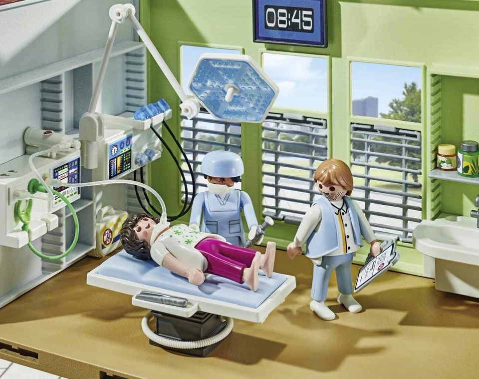 Playmobil 71615 Aciton Heroes: Modern Hospital 165 pcs Toy Building Kit - Image 2 of 4