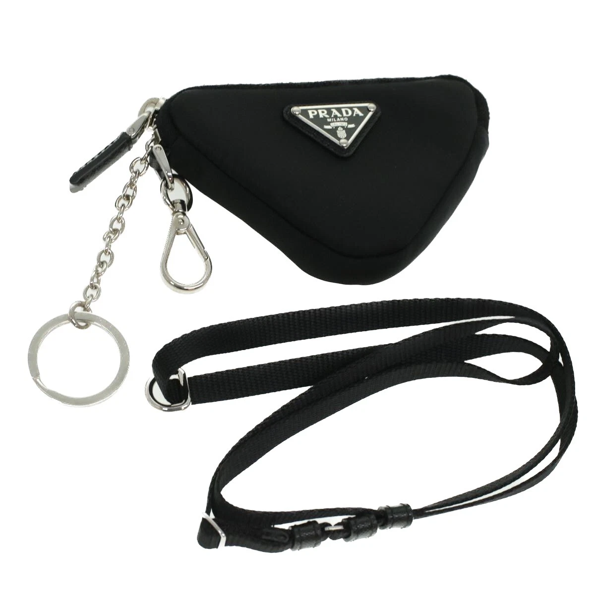 PRADA Re Nylon Mini Pouch Black 2TT140_2DMI_F0002 Auth 36356A