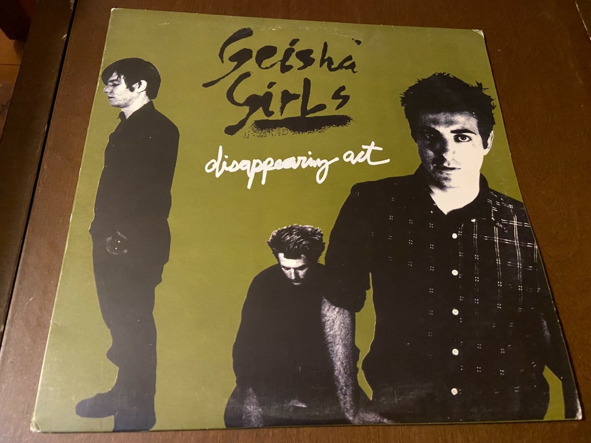 Geisha Girls~Disappearing Act~EX~CLEAR VINYL~INSERT~Post Punk Rock