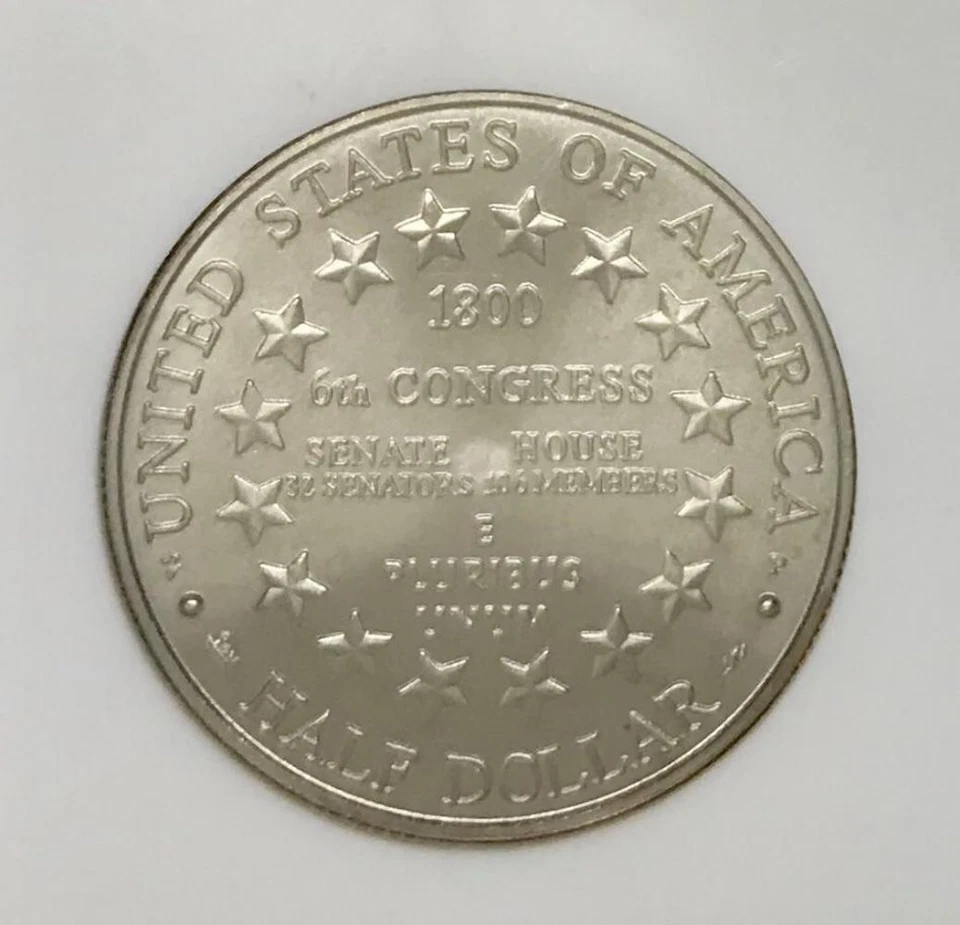 2001 P Capitol Half Dollar NGC & MAC MS70 **Rev. Tye's Coin Stache** #101464 - Image 3 of 4