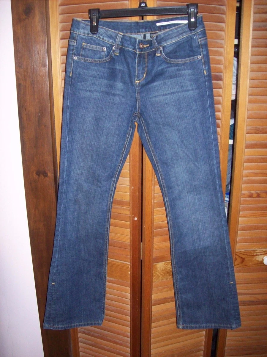 BUFFALO JEANS DAVID BITTON Womens Sz 28 x 30 FLARE Whiskered