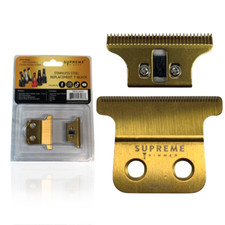 Supreme Trimmer 0 Gap Adjustable T-Blade for T-Shaper Trimmers  TB531 Gold