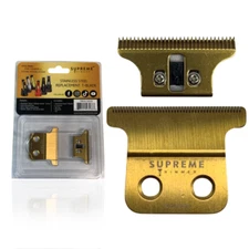 Supreme Trimmer 0 Gap Adjustable T-Blade for T-Shaper Trimmers | TB531 Gold