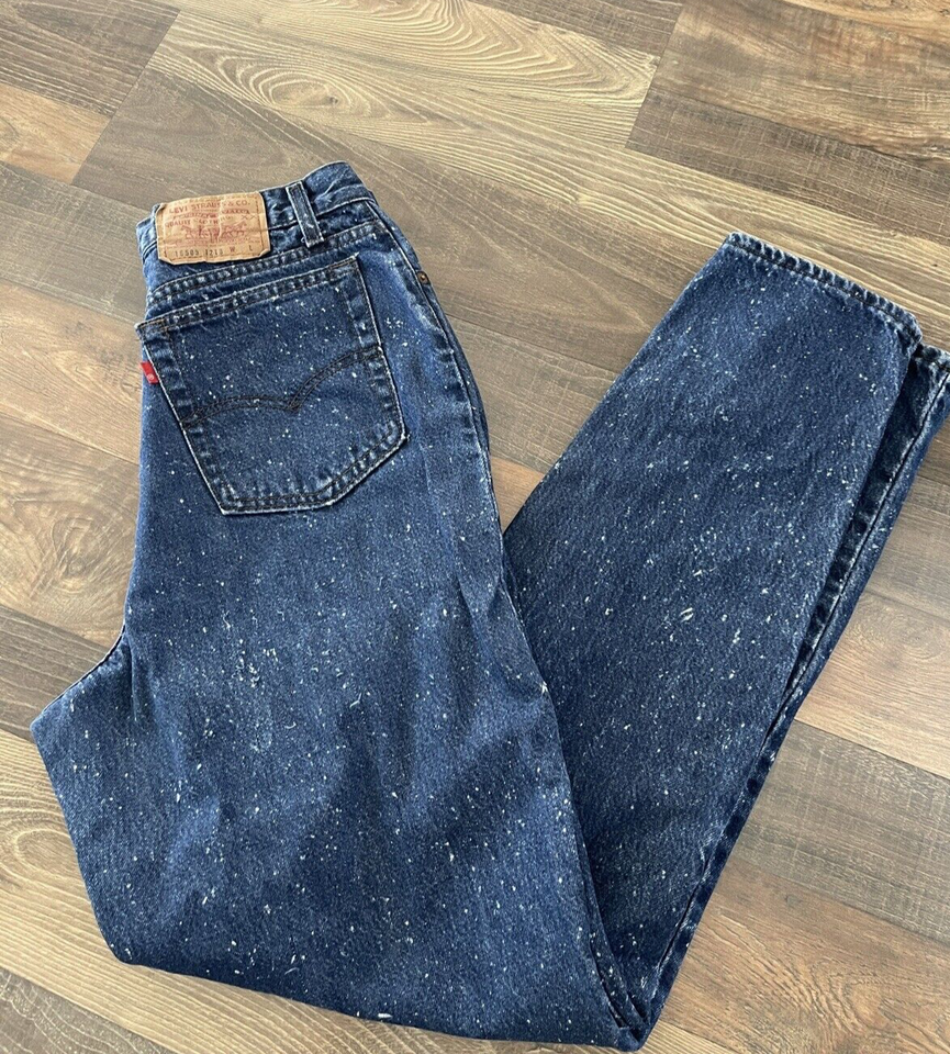 Levis 505 Jeans Galactic Wash Size 16 High Waist Denim 165051230