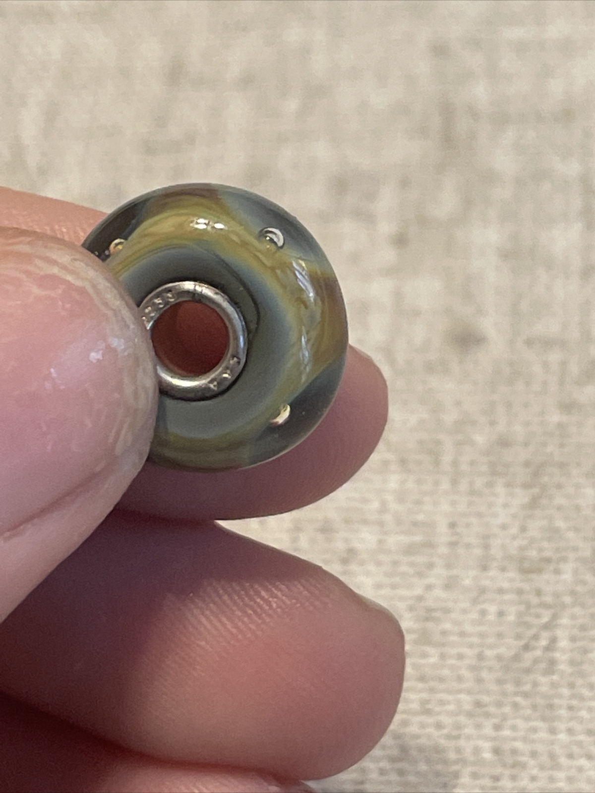 Authentic Trollbeads Deep Bubbles Glass Bead Char… - image 6