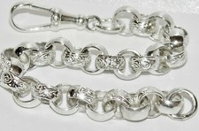 Sterling Silver Children's Belcher Bracelet - Boy's / Kid's - 6.5 inch - UK Made