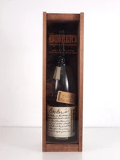 Booker's Bourbon Empty Liquor Bottle with Wood Box 2015-05