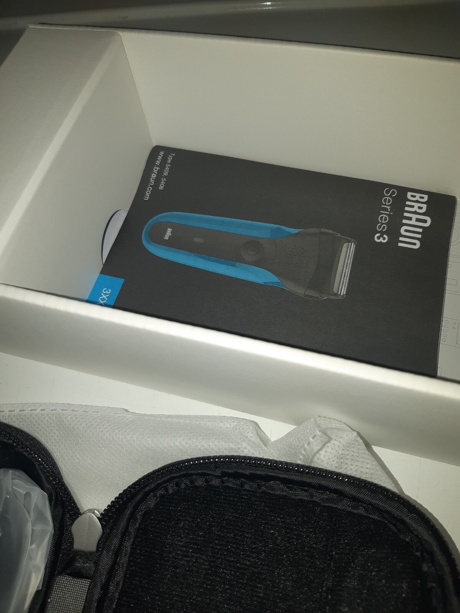 Rasoir Braun Series 3 3000BT Homme - Rechargeable, étanche, Avec Tondeuse - Noir