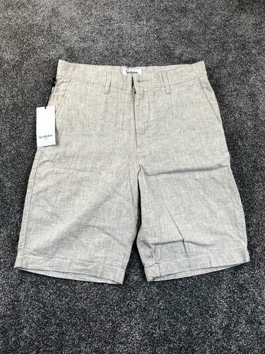 Goodfellow and Co. Shorts Mens Size 28 Slim Fit 9" Flat Front Chino Beige NWT