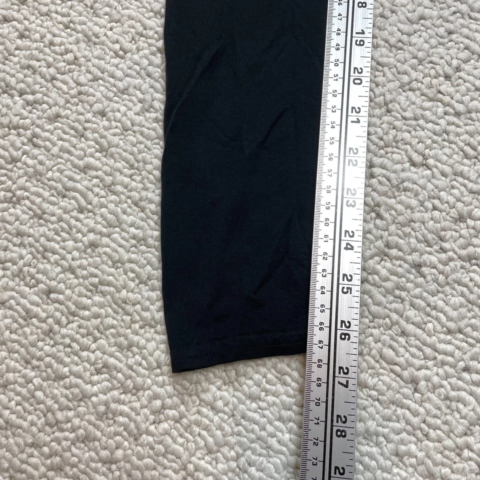 BooHoo Leggings Mujer 10 Negro Elastizado Sólido Pantalones de Sudadera Rayón Suave 29x26 Foto 3 de 4