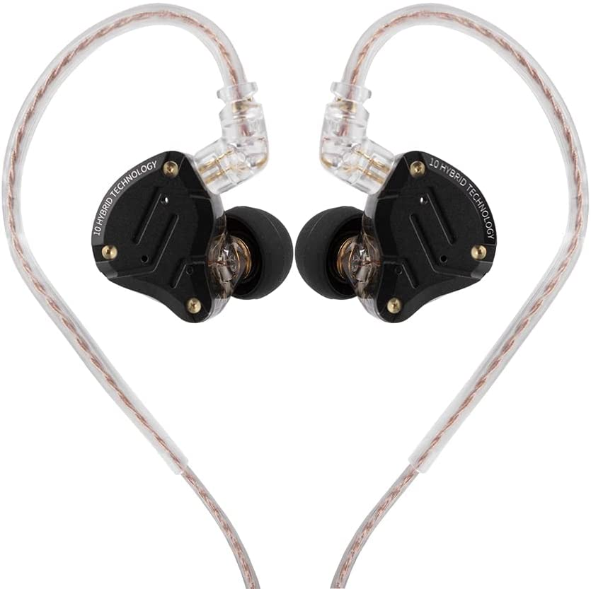 Fone De Ouvido Kz Zsx 5ba 1dd Hibrid In-Ear 12 Drivers Unidades Hifi Bass Music Headset Dj Monitor Para Jogos De Fone De Ouvido I.342012947