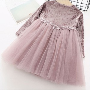 long sleeve tulle dress baby