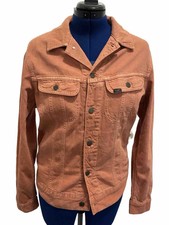Nwt Lee Riders Denim Jean Jacket Natural Dye, Hemp + Cotton Blend, Sz M