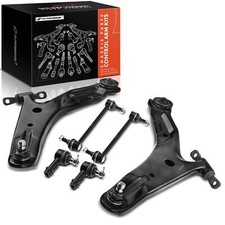 6x Querlenker Koppelstange Spurstangenkopf Satz Vorne für Hyundai Getz TB K80348