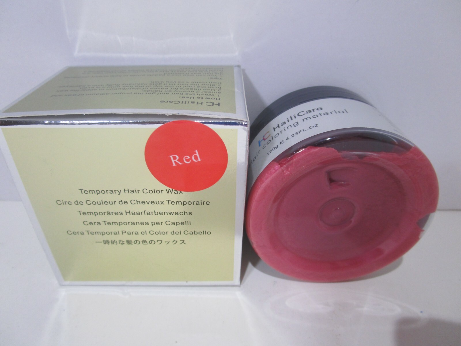 Wax (red) 120g Each, Washable - 2 Pack