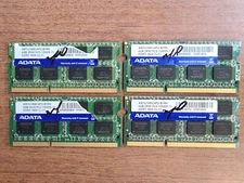 (LOT OF 4) ORIGINAL!! ADATA 4GB 2Rx8 PC3-12800S DDR3 MEMORY RAM AM1U16BC4P2-B19H