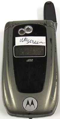 Motorola i850 - Gray and Black ( Nextel ) Rare PTT iDEN Flip Phone