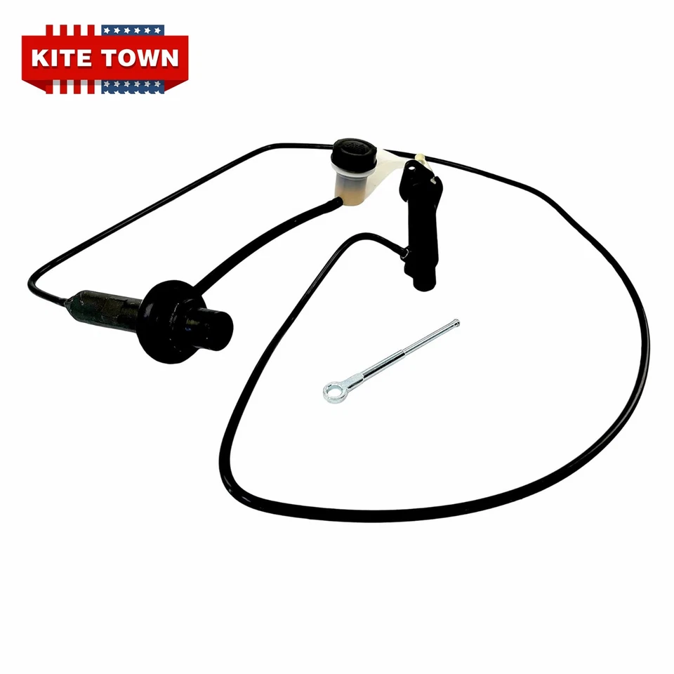 Conjunto de cilindro maestro y esclavo de embrague precargado para camioneta Dodge D150 1985-91 Foto 3 de 4