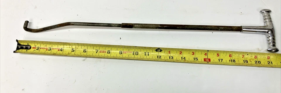 Freno eléctrico de emergencia OEM con mango cromado 1955-1956 Packard Caribbean (Bin34) Foto 2 de 4