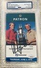 Phil Mickelson Signed 2016 Golf Ticket PSA/DNA Autograph Nice!
