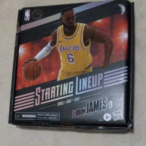 Hasbro Starting Lineup LeBron James NBA Figure Series 1 (WATER DAMAGE)