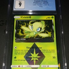 Pokémon Celebi Prism Star Prism Rare Lost Thunder 19/214 Holo CGC 9 on eBay