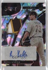 2022 Panini Select Rookie Jersey Cracked Ice Prizm 1/25 Reiss Knehr Auto 0c2