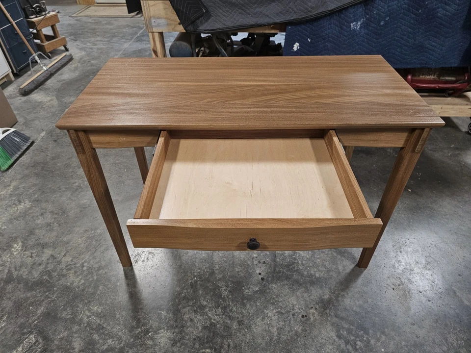 ¡Oferta de Navidad! TEAK, Hecho en EE. UU., Escritorio de Computadora/Oficina/Estudio, ¡Caridad! Foto 2 de 4