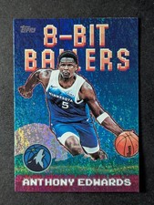 2025-26 Topps ANTHONY EDWARDS Holo Foil 8-Bit Ballers #8B-18