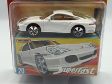 Matchbox Superfast #20 Porsche 911 Turbo, White, 1:64, NIB