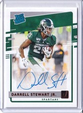 2020 Chronicles Draft Picks Donruss Darrell Stewart Jr. Rookie RC Auto Red #4