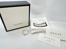 Gucci Interlocking Logo G Silver Ring