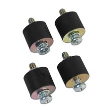 Msd 8823 Rubber Vibration Mounts Black .75 X .63 Set Of Four
