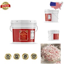 USA Made 6.5lb Peppermint Candy Pieces - Festive Baking & Hot Chocolate Topping