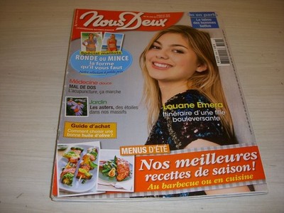 NousDeux 3548 07.2015 Louane EMERA Melina MERCOURI 110 Jahre BECASSINE