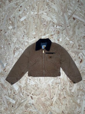 ジャケット・アウター carharrt YY J97 BRN VTG CARHARTT J97 BRN Blanket Lined Detroit Jacket Mens Sz 2XL